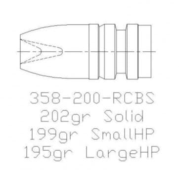 mp molds 358-200 rcbs hollow point mold