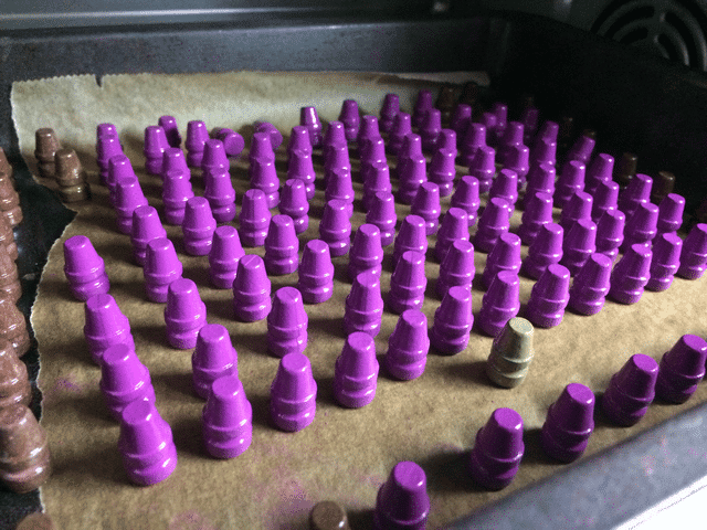 Powder coating lead bullets – dry tumble (DT) method - MP-molds